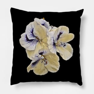 Retro blooms 1 Pillow