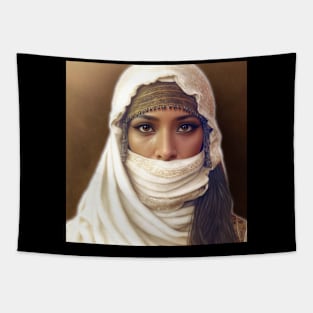 Hidden Beauty, Queen of Sahara Desert Tapestry