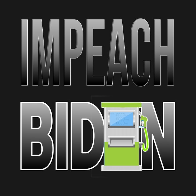 IMPEACH BIDEN I DID THIS GAS PUMP DESIGN STICKER DESIGN by KathyNoNoise