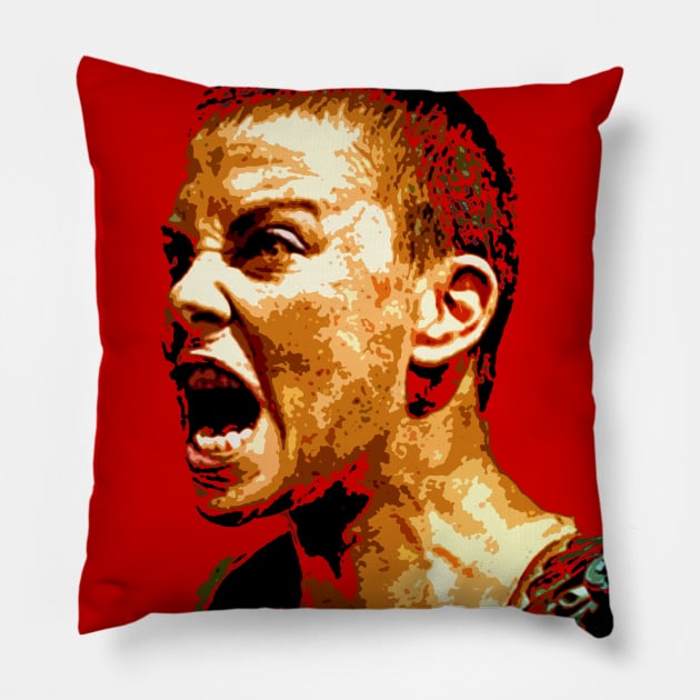 charlize theron Pillow by oryan80