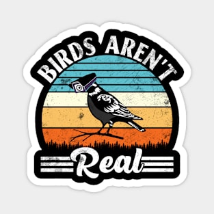 Vintage Birds Aren’t Real Movement - If It Flies It Spies Magnet