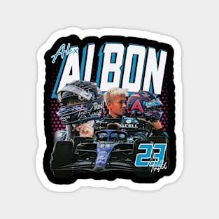 Alex Albon Vintage Magnet