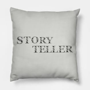 Star Storyteller Letters - Black Pillow