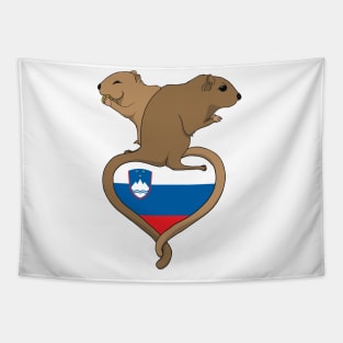 Gerbil Slovenia (light) Tapestry