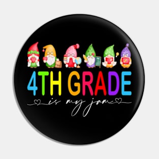 4Th Grade Is Teacher Student Back To School Pin