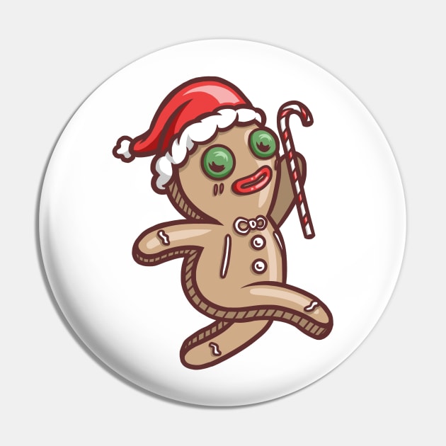 Gingerbread Man Pin by supernunal