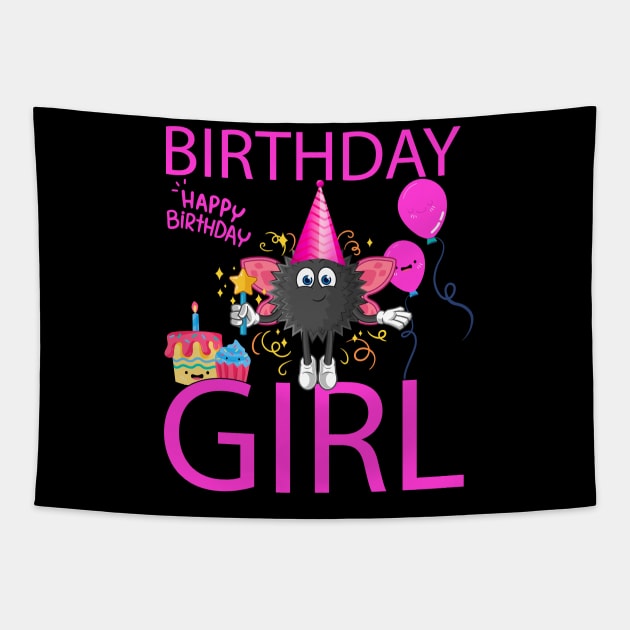 Sea urchin Birthday Funny & humor Sea urchins Cute & Cool Art Design Lovers Tapestry by zyononzy