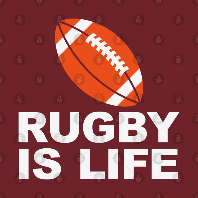 Rugby is life by JewelryArcade