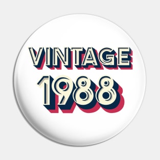 Vintage 1988 Pin