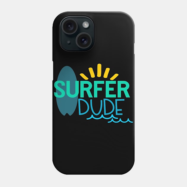 Surfer Dude Phone Case by tropicalteesshop