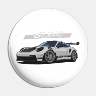 Car 911 gt3 rs grey Pin