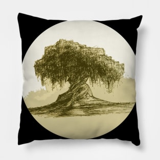 Willow Tree Yellow Pillow