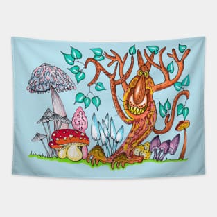 Freaky fungus forest Tapestry