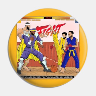 BASKETBALLART -FIGHT FINALS Pin