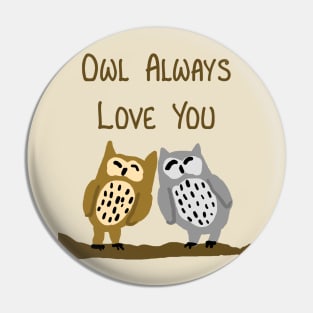 Owl Love Pin