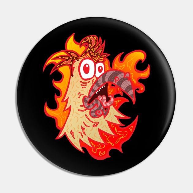 Gilbert the Fire Breathing Chicken of Doom (2022 Version) #2 Pin by mm92