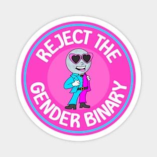 Reject The Gender Binary Magnet