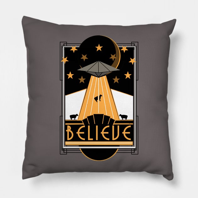 Believe Pillow by randomship