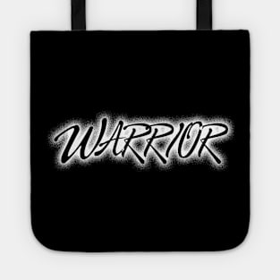 Warrior (Black Text) Tote