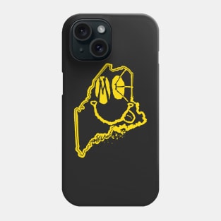 ME Eyes Maine Grunge Smiling Face Phone Case