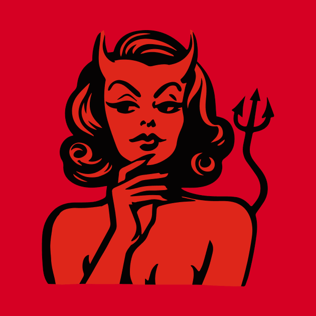 Retro Devil Girl by n23tees