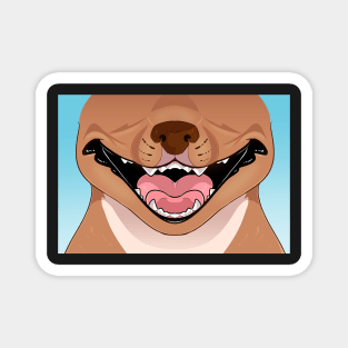 Brown Pibble Magnet