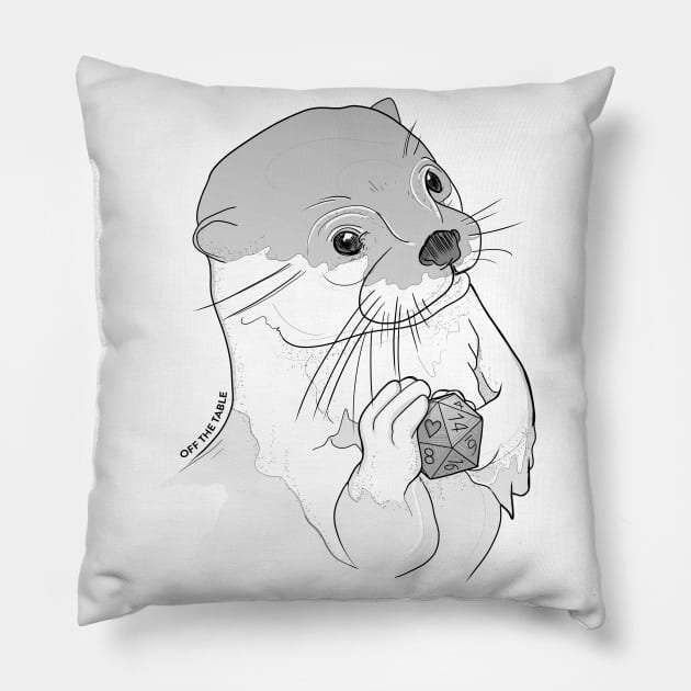 OtTer Pillow by Off the Table Merch