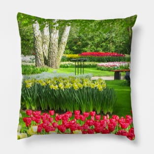 Keukenhof Tulip Festival, Holland Pillow