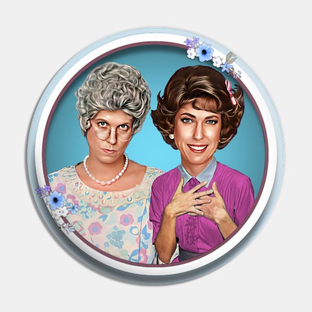 Mama's Family - Mama and Iola Pin by Zbornak Designs