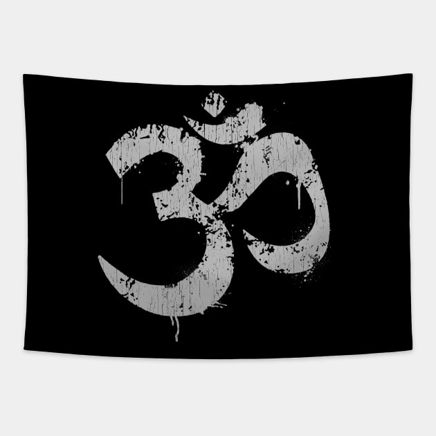 Om Graffiti Tapestry by trev4000