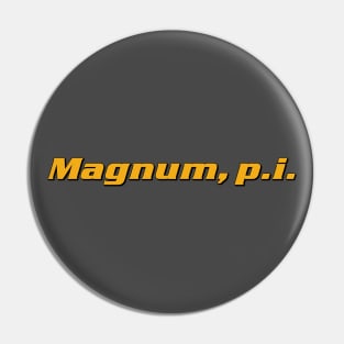 Magnum Title Emblem Pin