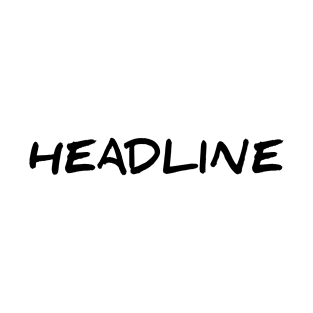 Headline T-Shirt