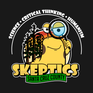 Santa Cruz County Skeptics Logo (for dark backgrounds) T-Shirt