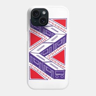 Zig Zag Train Phone Case