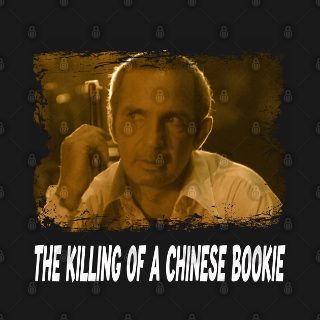 Cassavetes' Cinematic Noir Bookie Iconic Tribute Shirt by Iron Astronaut
