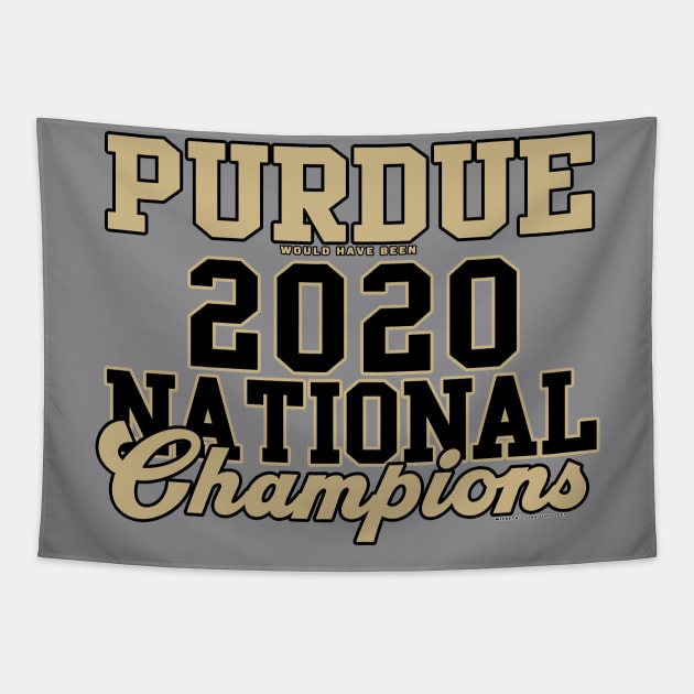 Purdue 2020 NCAA Champs Tapestry by wifecta