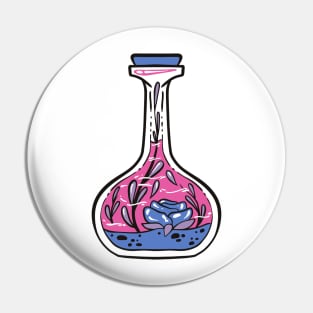 Biromantic Potion Terrarium Hidden colors Pin