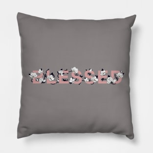 Magnolia Creeper Blessed Art Pillow