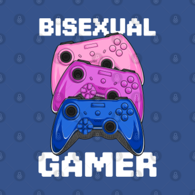 Bisexual Gamer LGBT Kawaii Anime Gaming Bi Pride Flag Bisexual Gamer