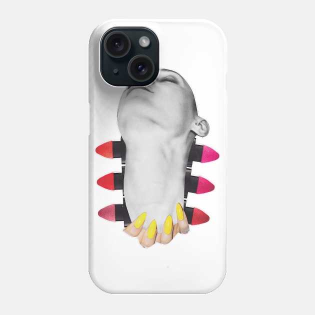 Lipstick Moment Phone Case by Luca Mainini