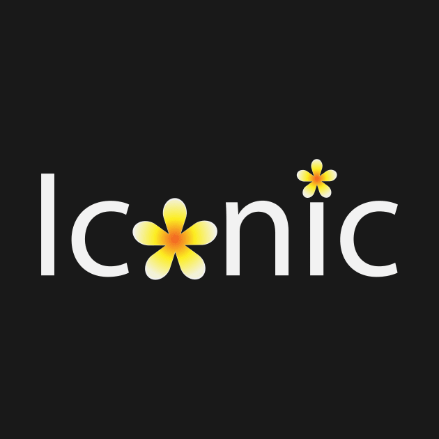 Iconic artistic text design by BL4CK&WH1TE 