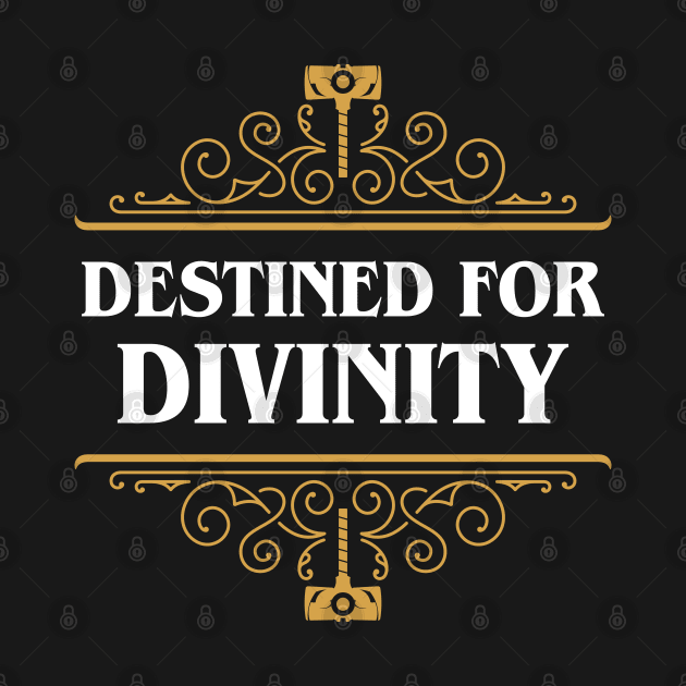 Cleric Destined for Divinity Funny Tabletop RPG by pixeptional