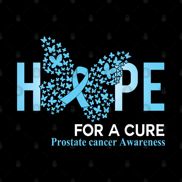 Hope For A Cure Butterfly Gift Prostate cancer 2 by HomerNewbergereq