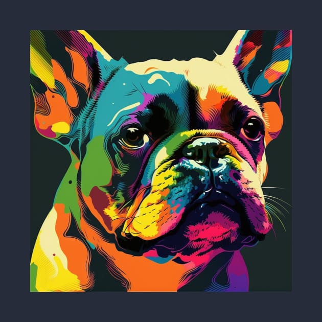 Pop Art French Bulldog by Star Scrunch