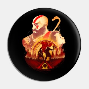 Kratos and Atreus Adventure Pin