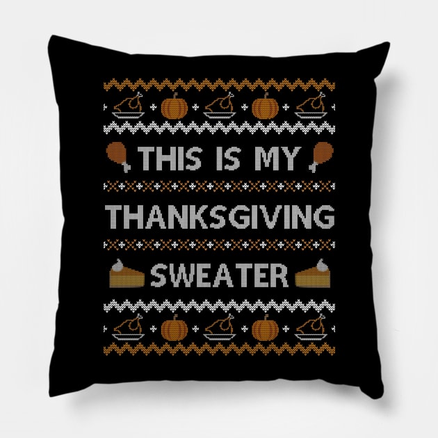 This is my Thanksgiving Sweater Pillow by HolidayoftheWeek