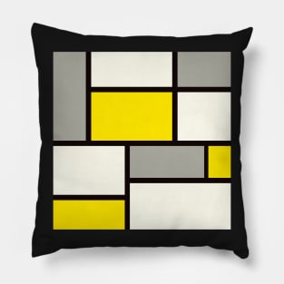 abstract geometrical Mondrian pattern Pillow
