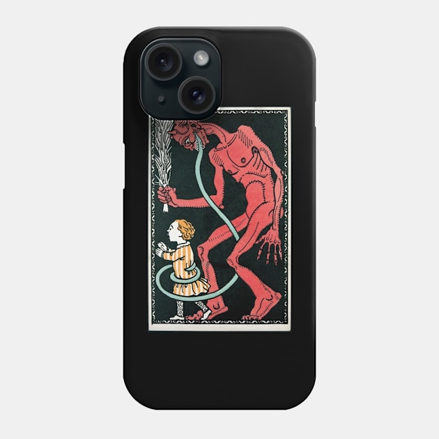 Krampus Phone Case by The Curious Cabinet