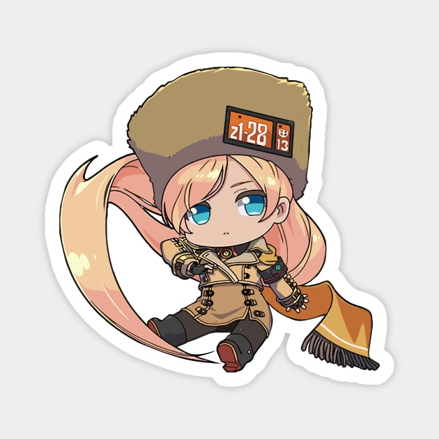 Chibi Millia Magnet by JamesCMarshall