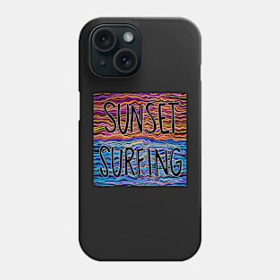 Sunset Surfing Phone Case